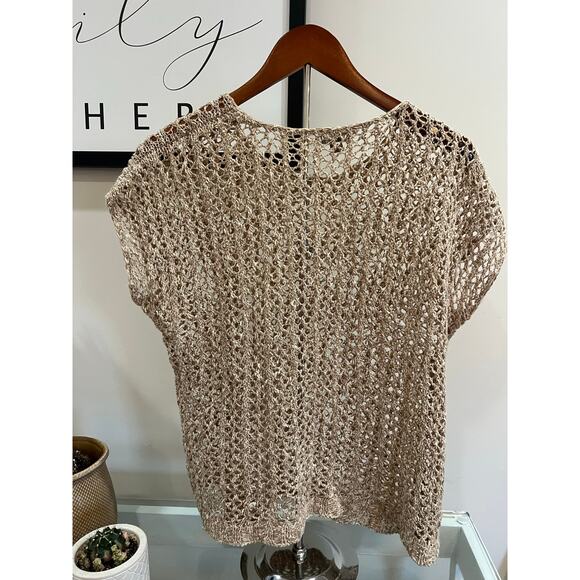 J.Jill Tops - Linen Blend Beach Top